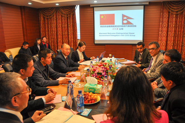 尼泊尔代表团访问英亚国际娱乐集团