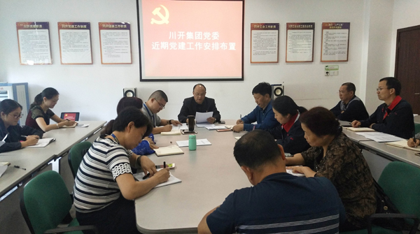 集团党委召开近期党建工作布置会